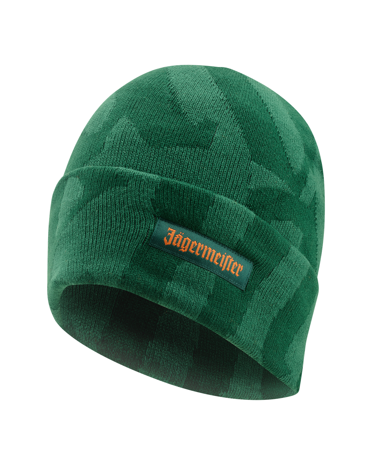 Zöld beanie Jägermeister logóval 
