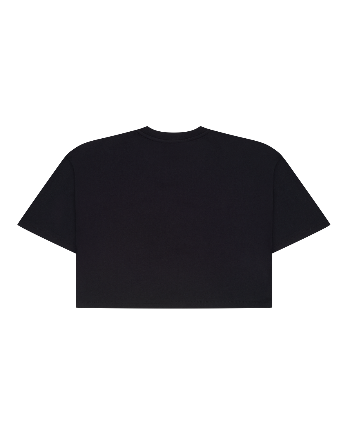 Fekete Jägermeister cropped tee hátulról.