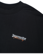 Fekete póló Jägermeister Racing logóval.